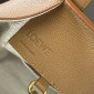 Loewe Compact Hammock bag in soft grained calfskin-Toffee