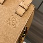 Loewe Compact Hammock bag in soft grained calfskin-Toffee