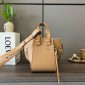 Loewe Compact Hammock bag in soft grained calfskin-Toffee