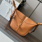 Loewe Compact Hammock bag in soft grained calfskin-Tan