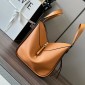 Loewe Compact Hammock bag in soft grained calfskin-Tan