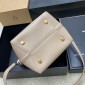 Saint Laurent LE 37 small in Shiny leather-Deep Beige