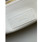 Saint Laurent LE 5 À 7 Supple Large in grained leather -White