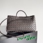 Bottega Veneta East-West Andiamo-Chocolate