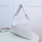Bottega Veneta Large Hop Shoulder Bag -white