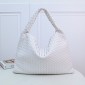 Bottega Veneta Large Hop Shoulder Bag -white