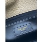 Saint Laurent Cassandre Large Envelope Pouch in Lambskin-Dusty grey