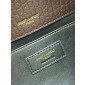 Saint Laurent Cassandre Large Envelope Pouch in Lambskin-Bordeaux