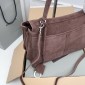 Balenciaga Rodeo Medium Handbag in Suede and Calfskin 