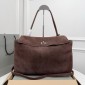 Balenciaga Rodeo Medium Handbag in Suede and Calfskin 