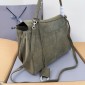 Balenciaga Rodeo Medium Handbag in Suede and Calfskin 