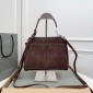 Balenciaga Rodeo Mini Handbag in Suede and calfskin  