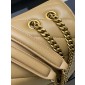 Saint Laurent Loulou Medium in matelasse lambskin- Natural Tan