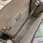 Gucci Medium Tote bag with Hook closure-Taupe