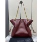 Saint Laurent Jamie Shopping Bag in Lambskin - Bordeaux 