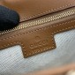 Gucci Blondie Small Top Handle Bag- Beige and dark brown