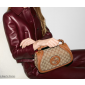 Gucci Blondie Small Top Handle Bag- Beige and dark brown