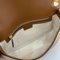 Gucci Blondie Small Top Handle Bag- Beige and dark brown