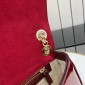 Gucci Blondie Small Shoulder Bag- Rosso Ancora red