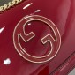 Gucci Blondie Small Shoulder Bag- Rosso Ancora red