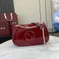 Gucci Blondie Small Shoulder Bag- Rosso Ancora red