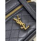 Saint Laurent Gaby Micro Vanity bag in Lambskin-Black