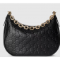Gucci GG emblem Medium shoulder bag-Black