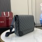 Gucci GG Emblem Medium Crossbody Bag 
