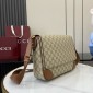 Gucci GG Emblem Medium Crossbody Bag 