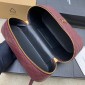 Saint Laurent Gaby Large Vanity bag in Lambskin-Rouge Cabernet