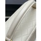 Saint Laurent Gaby Large Vanity bag in Lambskin-Cream white