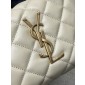 Saint Laurent Icarino in quilted nappa-Beige