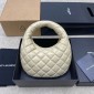 Saint Laurent Icarino in quilted nappa-Beige