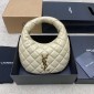 Saint Laurent Icarino in quilted nappa-Beige