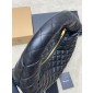 Saint Laurent Icare Medium Hobo in Quilted Nappa-Black 