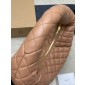 Saint Laurent Icare Medium Hobo in Quilted Nappa-Nude Pink