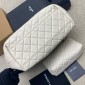 Saint Laurent Icare Medium in Quilted Nappa-Cream white 