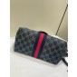 Gucci Giglio small tote bag-Blue and white GG denim