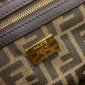 Fendi Baguette FF Canvas Bag