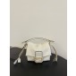 Fendi Mamma Baguette Small Bag -White