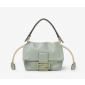 Fendi Mamma Baguette Small Bag -Grey