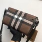 Burberry Exaggerated Check Small Wright Messenger Bag  