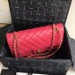 Pelle martellata Borsa Classica Chanel  