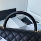 Chanel Medium Coco Handle Bag-Black