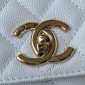 Chanel Medium Coco Handle Bag-White 