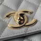 Chanel Medium Coco Handle Bag-Grey