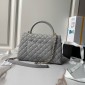 Chanel Medium Coco Handle Bag-Grey