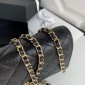 Chanel Classic Wallet on Chain in Grained leather-Black