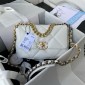 Borsa Chanel 19 Medio-White