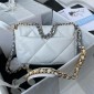 Borsa Chanel 19 Medio-White